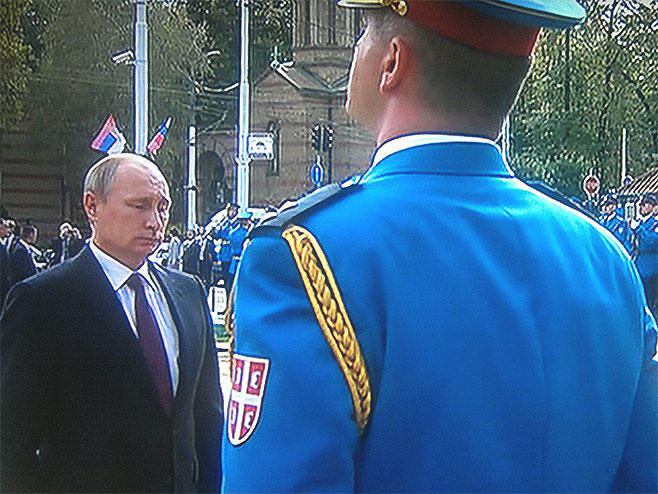 Владимир Путин у Београду