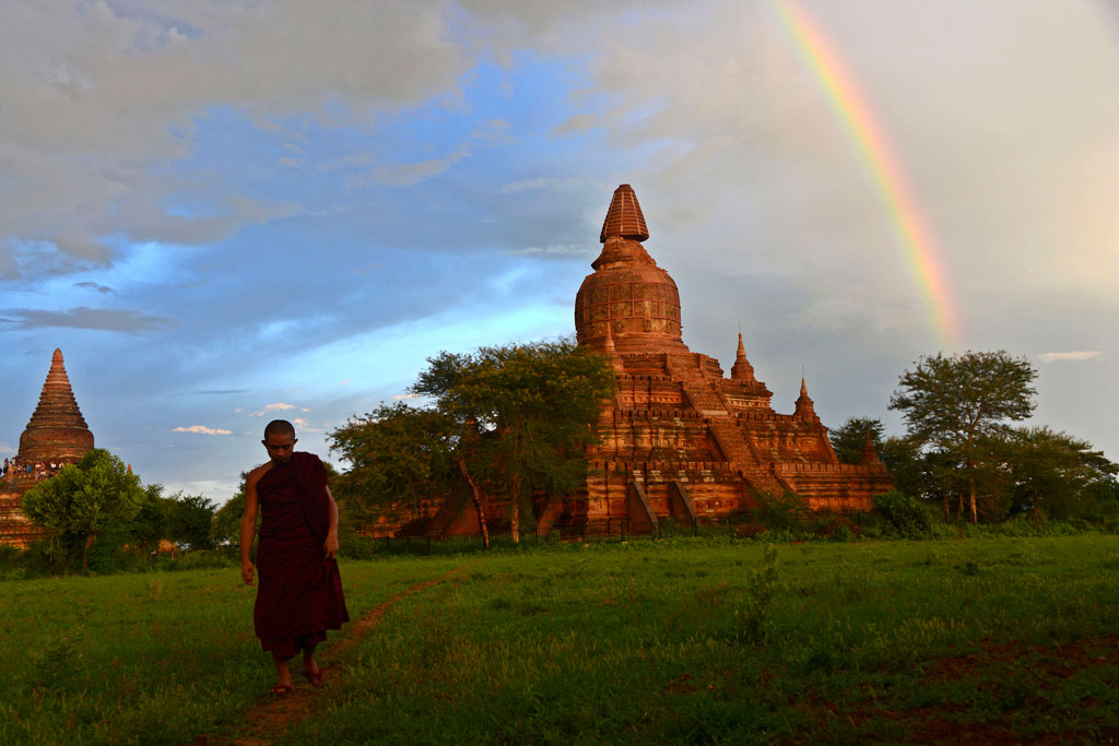 Древна тврђава у Багану, Мјанмар... (Фото: epa/Naing Tun Win)