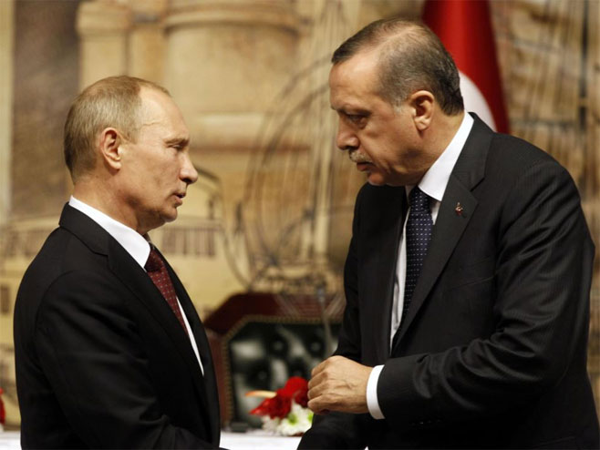 Владимир Путин и Реџеп Тајип Ердоган - Фото: REUTERS