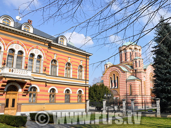 Владичански двор и црква Свете Тројице у Бања Луци - Фото: РТРС
