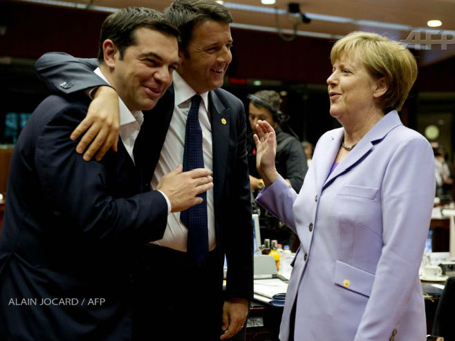 Ангела Меркел и Алексис Ципрас - Фото: AFP
