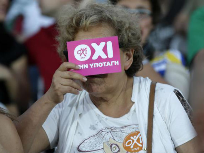 Грчко "не" на референдуму - Фото: AP