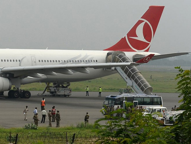Турски авион принудно слетио у Њу Делхи због пријетње бомбом - Фото: AFP