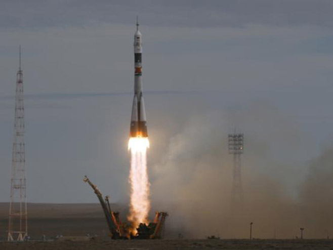 Лансирана руска свемирска летјелица "Сојуз" - Фото: AP