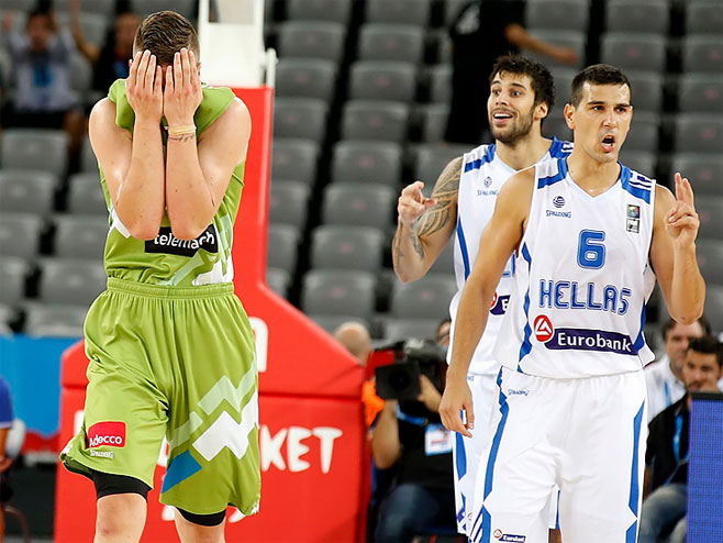 Еуробаскет 2015: Грчка славила против Словеније (Фото: eurobasket2015.org) - 