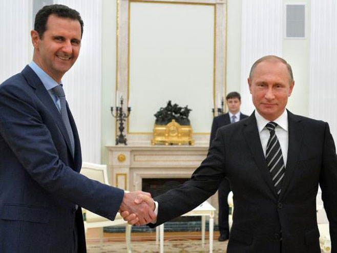 Башар ал Асад и Владимир Путин (Фото: Alexei Druzhinin, RIA-Novosti, Kremlin Pool) - Фото: AP