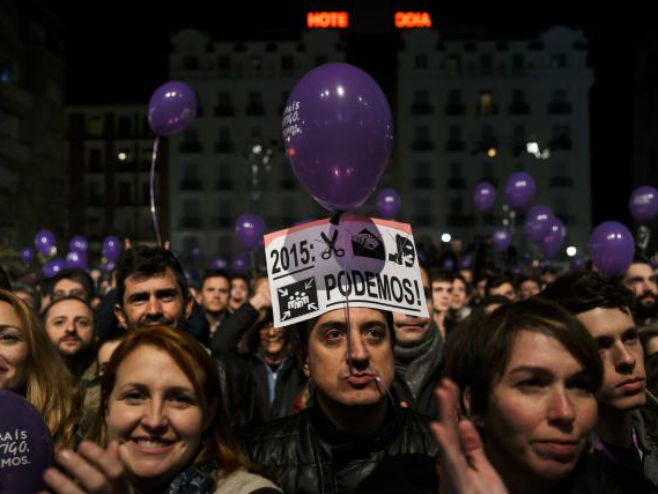 Присталице Подемоса у Шпанији - Фото: AP