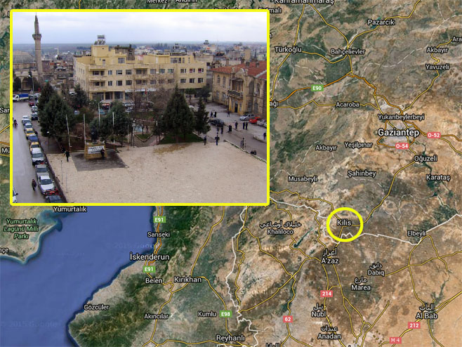 Експлозија у турској провинцији Килис (Фото: maps/msabuncuoglu) - 