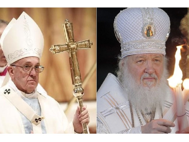 Папа Фрањо и Патријарх московски и све Русије Кирил - Фото: AFP
