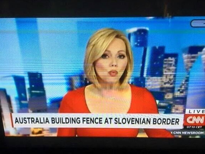 Си-Ен-Ен: Аустралија гради ограду према Словенији! - Фото: Screenshot