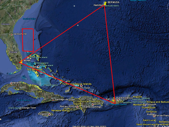 Бермудски троугао - Фото: илустрација
