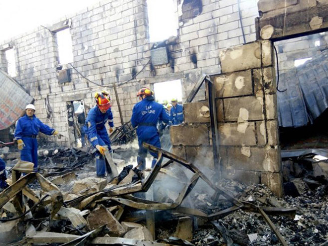 Изгорио дом за старе у близини Кијева (Фото: Укринформ) - 