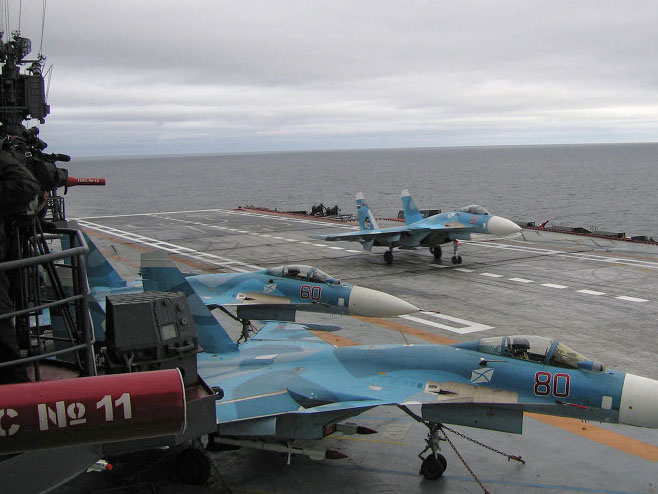 Руски носач авиона "Адмирал Кузњецов"  (Фото:Sputnik/ Андрей Бабушкин) - 
