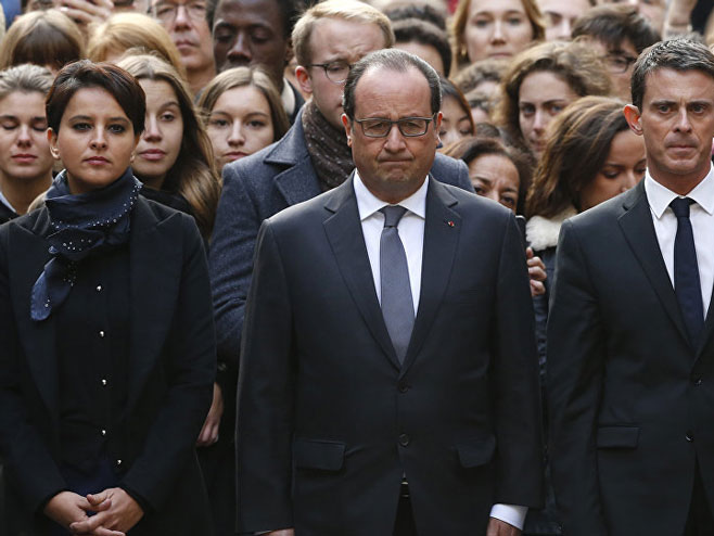 Минут ћутања за погинуле у Паризу - Фото: АП