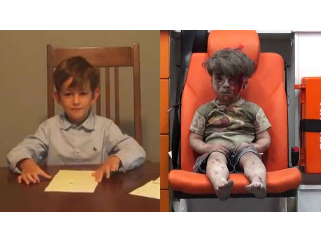 Шестогодишњи Алекс писао Обами да пронађе сиријског дјечака Омрана Дакниша (Фото: newsx.com) - 
