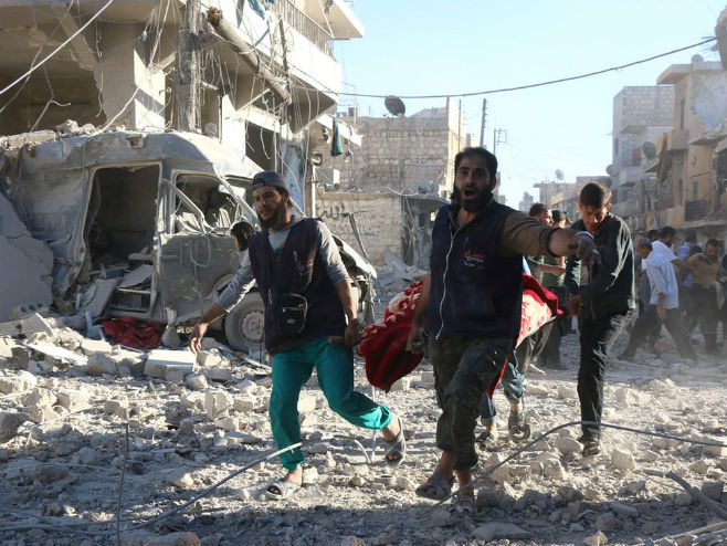 Бомбардована болница у Алепу (Фото: - Фото: AFP/Getty images