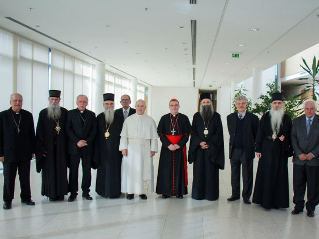 Састанак заједничке комисије СПЦ и Католичке цркве у Хрватској (Фото: hbk.h) - 