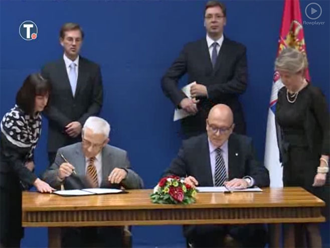 Влада Србије и Словеније потписали неколико споразума - Фото: ТАНЈУГ