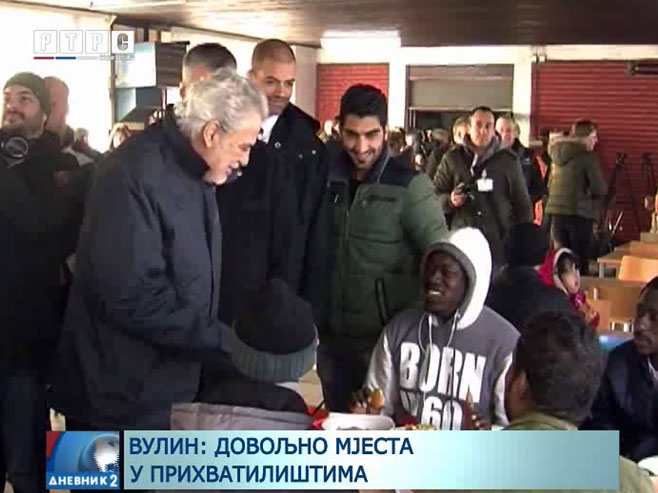 РТРС са мигрантима у Крњачи - добри услови у данима неизвјесности - Фото: РТРС