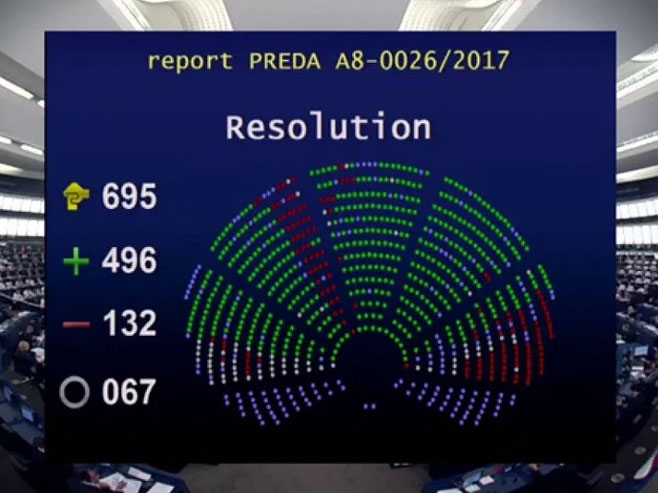 Европски Парламент - Гласање - Фото: РТРС