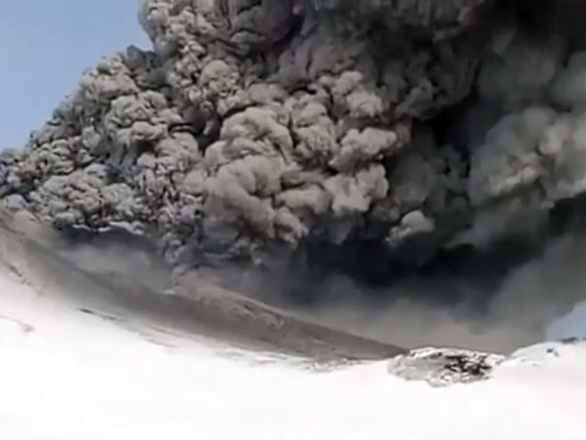 Ерупција, илустрација - Фото: Screenshot/YouTube
