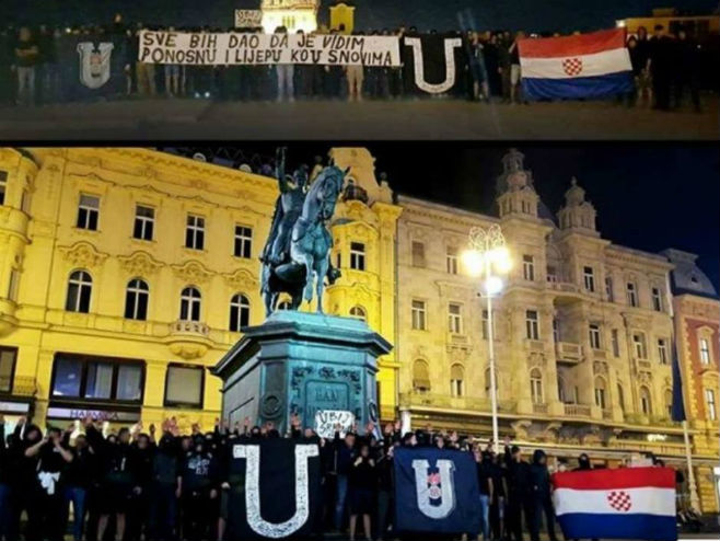 Загреб- Присталице НДХ-а (Фото: Facebook/Igor Premuzic) - 