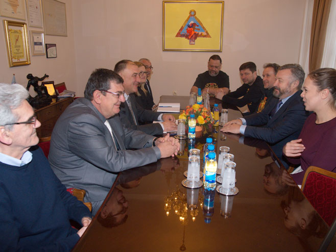 Градоначелник Приједора са делегацијом  Иркутска - Фото: СРНА
