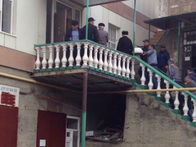 Експлозија бомбе у школи у Дагестану (Фото: Instagram) - 