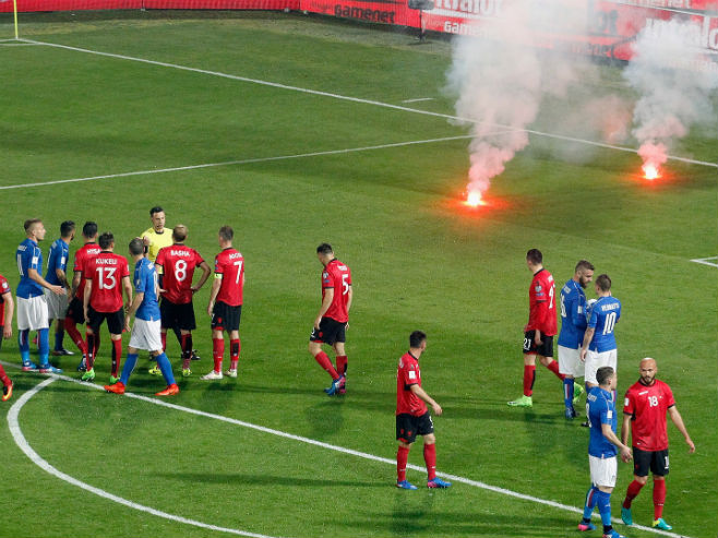 Инцидент на утакмици Италија - Албанија - Фото: Getty Images