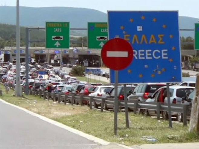 Гранични прелаз "Богородица" - улазак из Македоније у Грчку - Фото: Screenshot