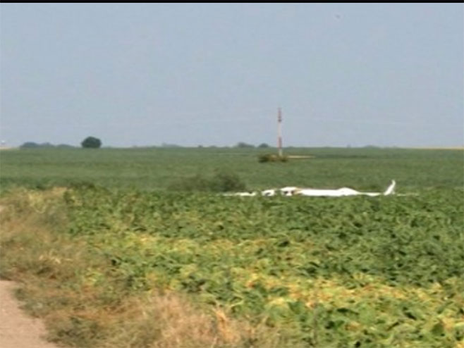 Срушила се летјелица (фото: screenshot/RTS) - 