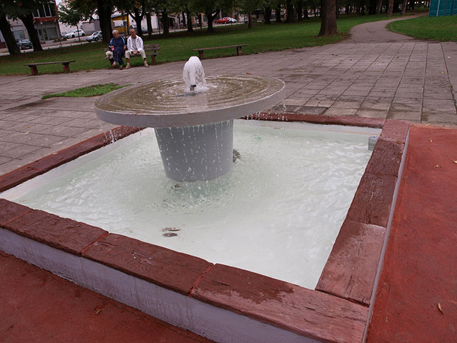 Бањалука- Обновљена фонтана у Парку "Младен Стојановић" - Фото: СРНА