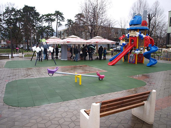 Бањалука - отворено ново дјечије игралиште - Фото: СРНА