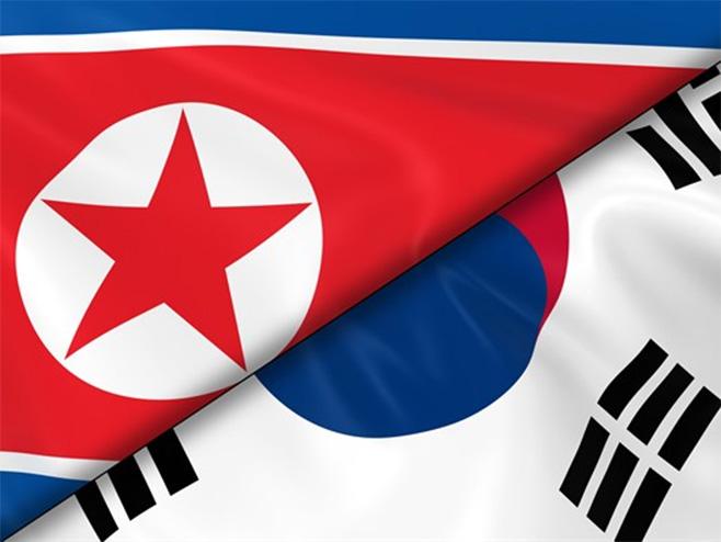 Заставе Сјеверне и Јужне Кореје (Фото: Илустрација) - 