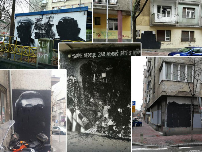 У Београду преко ноћи уништени мурали знаменитих партизановаца - Фото: blic.rs