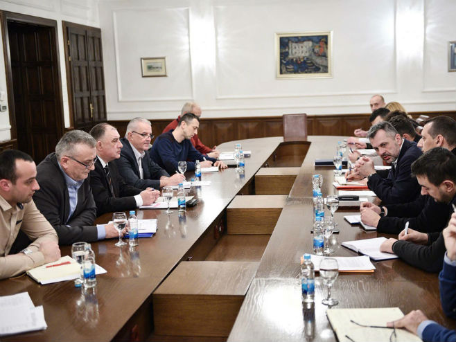 Састанак делегација Бањалуке и Приједора око изградње фабрике воде - Фото: СРНА