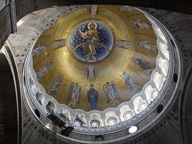 Мозаик у Храму Светог Саве (фото:Željko Jovanović / Politika) - 