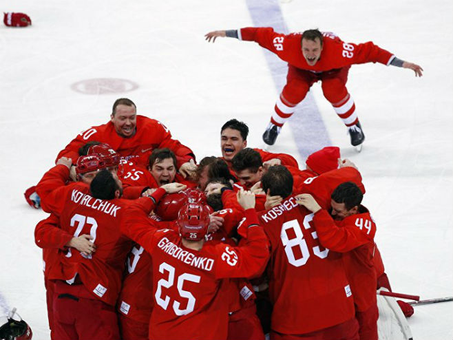 Руски хокејаши златни на ЗОИ (Фото: Спутњик) - 