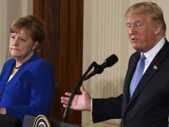 Ангела Меркел и Доналд Трамп - Фото: nezavisne novine