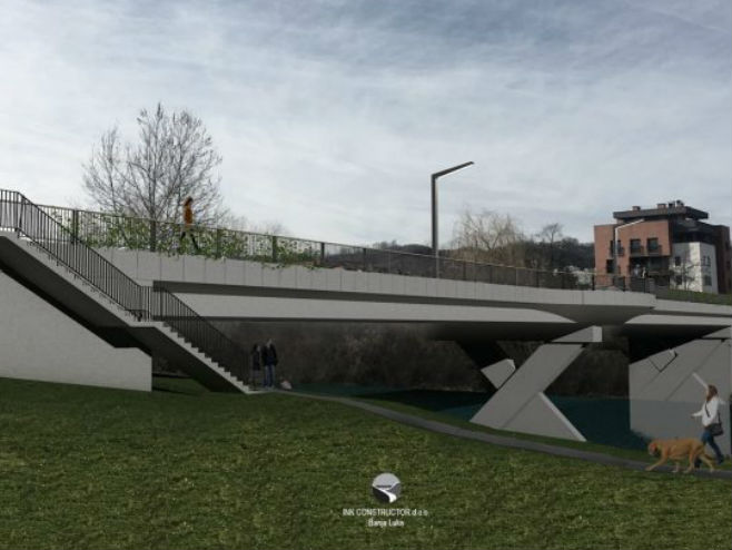 Пројекат новог Зеленог моста (Фото: banjaluka.rs.ba) - 