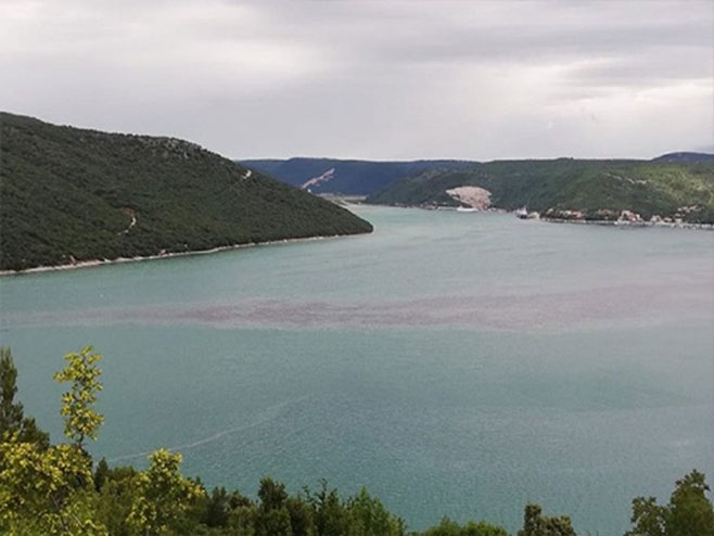 Еколошки инцидент у Истри, море је пуно нафте која је исцурила из брода  (Фото: Regional Express) - 