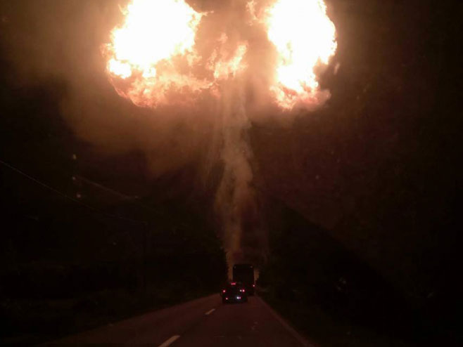 Експлозија цистерне - Фото: nezavisne novine