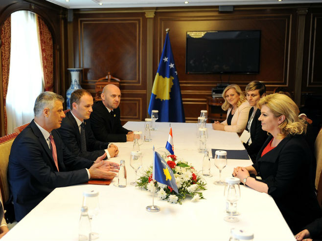 Састанак Тачија и Китаровићеве у Њујорку (Фото: president-ksgov.net) - 