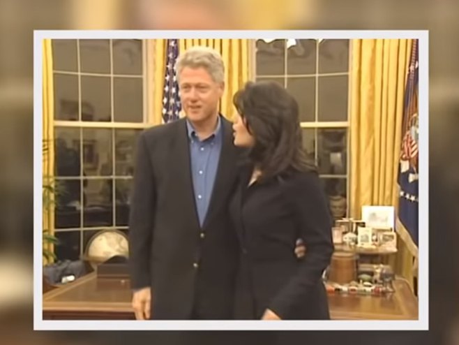 Бил Клинтон и Моника Левински - Фото: Screenshot