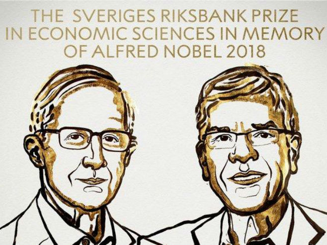 Вилијам Нордхаус и Пол Ромер (Фото: Nobel Media) - 