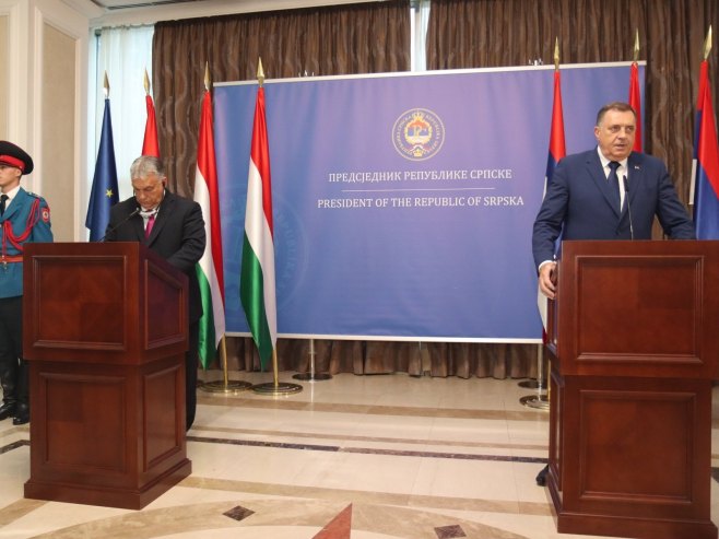 Орбан и Додик - Фото: predsjednikrs.rs/Borislav Zdrinja