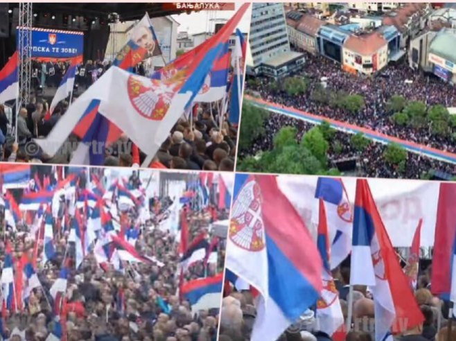 Стевандић: На скупу било 50.000 људи, а 5.000 застава