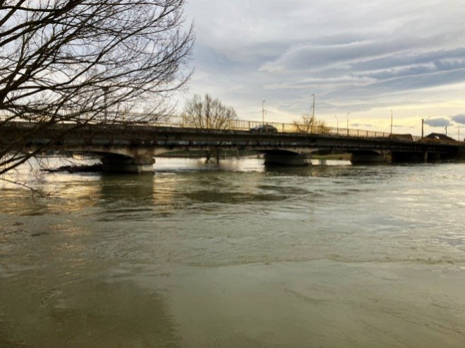 Ријека Сана у Приједору Ријека Сана у Приједору - Фото: РТРС