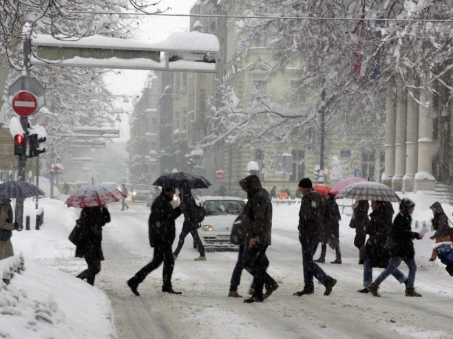 Снијег у Загребу (Фото: EPA/ANTONIO BAT/илустрација) Снијег у Загребу (Фото: EPA/ANTONIO BAT/илустрација) -