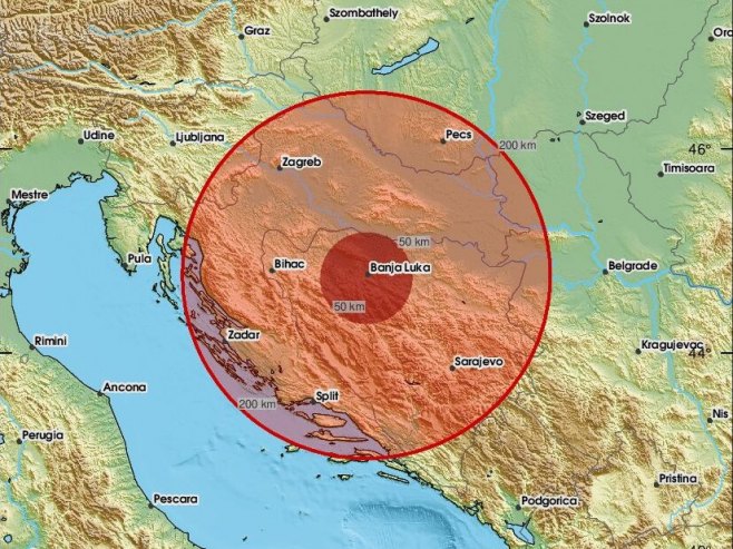 Земљотрес на подручју Бањалуке Земљотрес на подручју Бањалуке